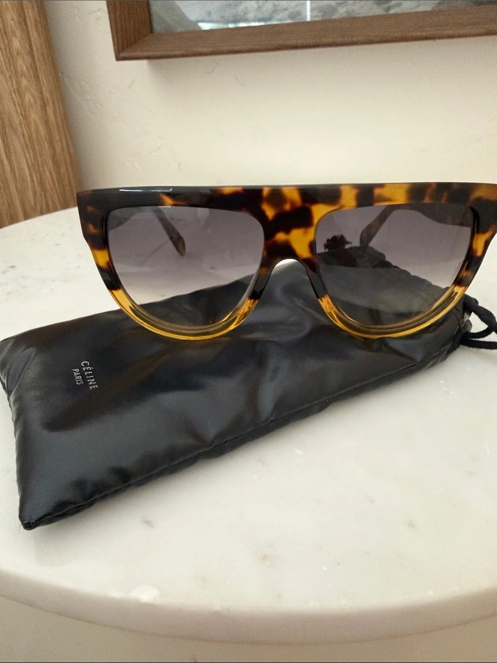 Tortoiseshell Oversized Women's Sunglasses - Brown
